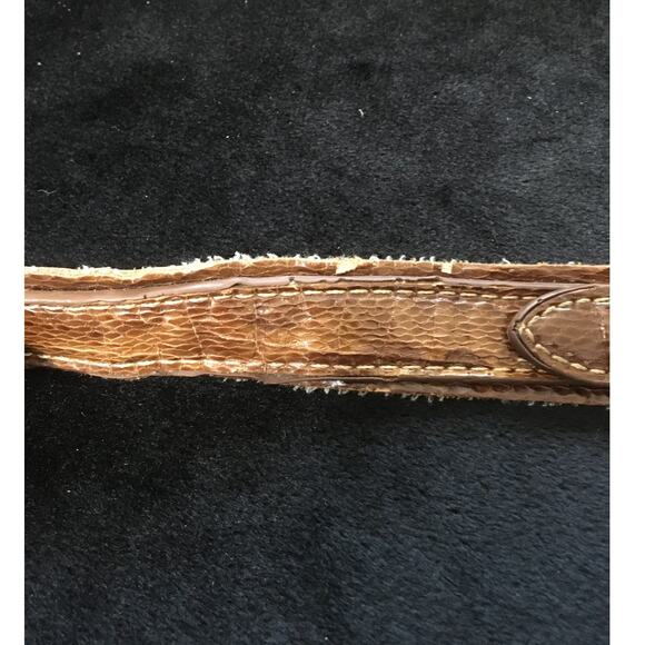 M.C. Marc Chantal Kirstin Multi Colored Croco Embossed Leather Hobo Bag Purse - Picture 13 of 13